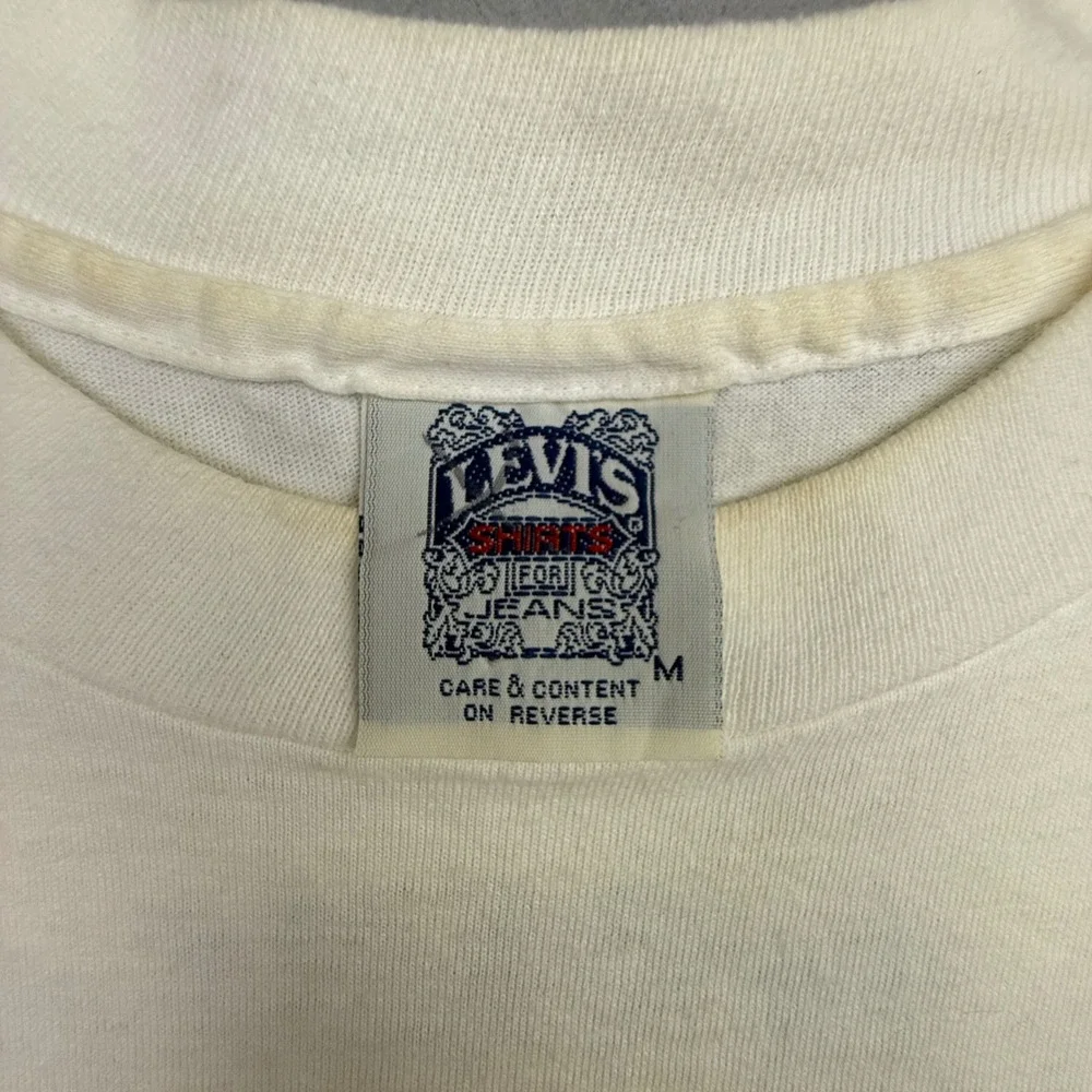 Levi's T-Shirt Mens Medium Vintage 80's Western Cowboy Graphic USA Single Stitch